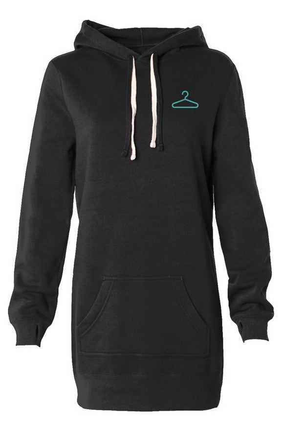 Onyx &amp;amp; Opal Signature Hooded Sweatshirt Dress