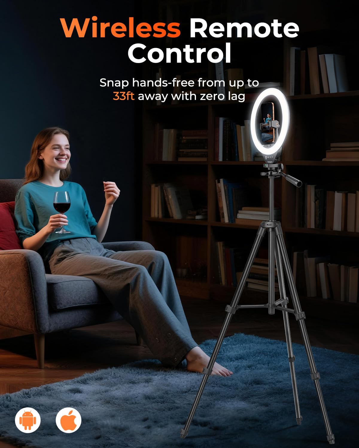 Sensyne 10" Ring Light + Tripod | Studio Lighting Essential