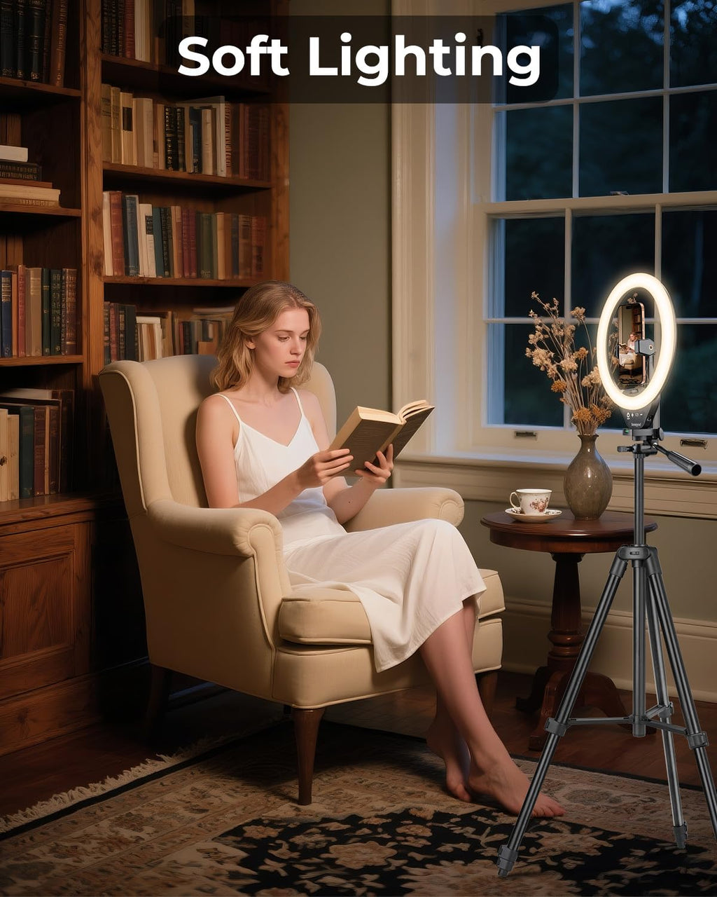 Sensyne 10" Ring Light + Tripod | Studio Lighting Essential