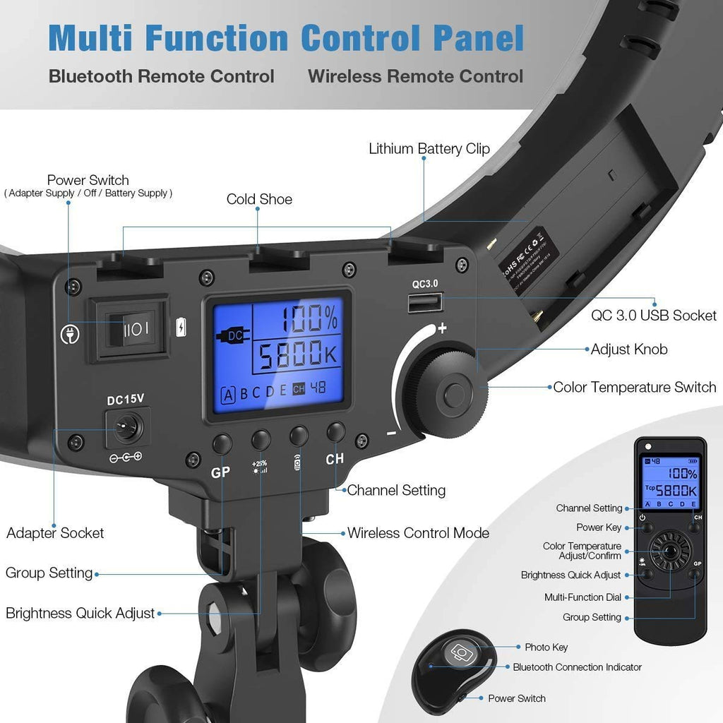 IVISII 19" Ring Light + Tripod | Studio Lighting Upgrade